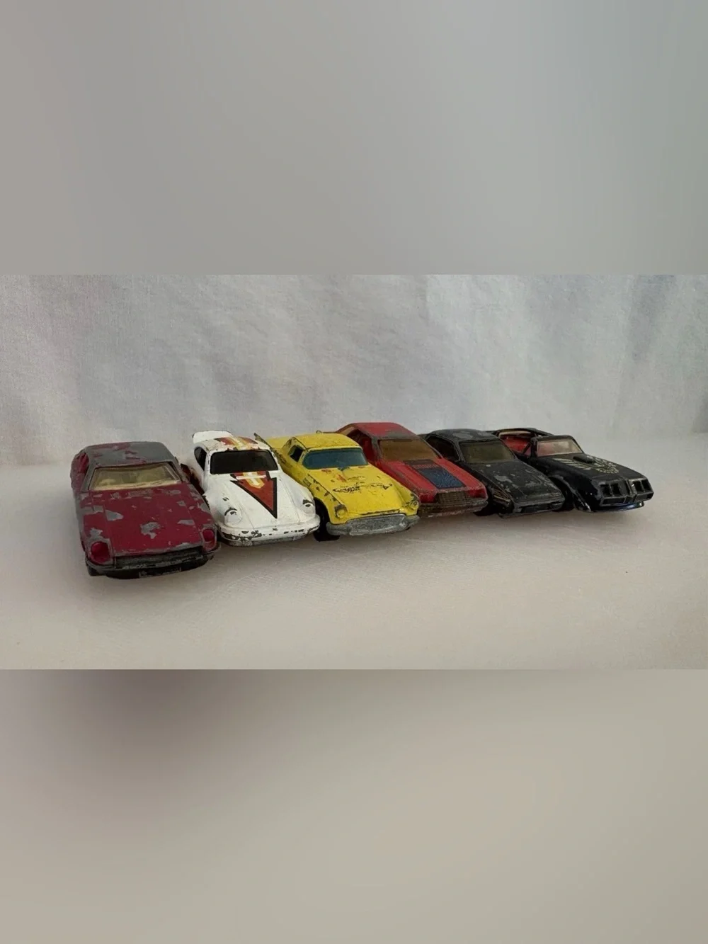Lot Of 6 Vintage 1970’s Die Cast Cars Hot Wheels And Matchbox Collectable